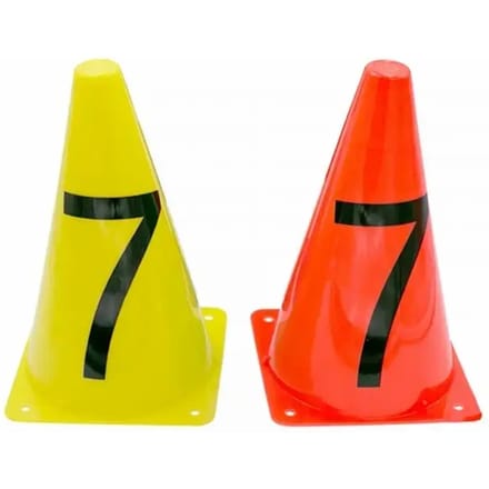 Markeerkegel Nº 7 Naranja Fluor 23 Cm