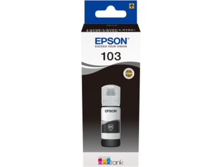 Epson 103 EcoTank (C13T00S14A) Inkt Navulfles, Zwart