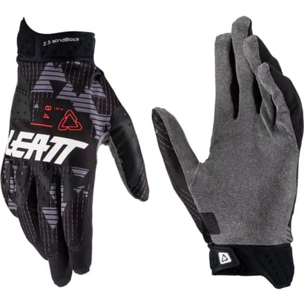 Leatt Moto 2.5 WindBlock Zwart Motorcross Handschoenen - Handschoen