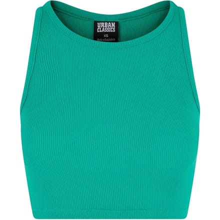 Urban Classics - Rib Crop top - XL - Groen