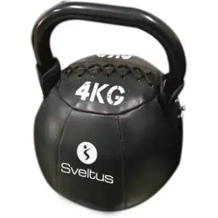 Sveltus Soft Kettlebell PU Black - 4kgs