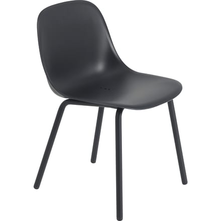 Muuto Fiber Outdoor Stoel - anthracite black