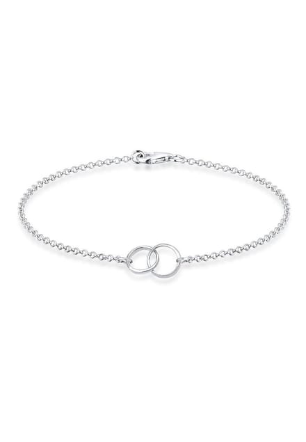 Elli - Armband - Dames Geo Minimal Ringen in 925 Sterling Zilver - Dames