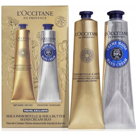 L'Occitane Hand Cream Duo Set 150 ml - 2x75ml - Shea Immortelle/Shea Butter