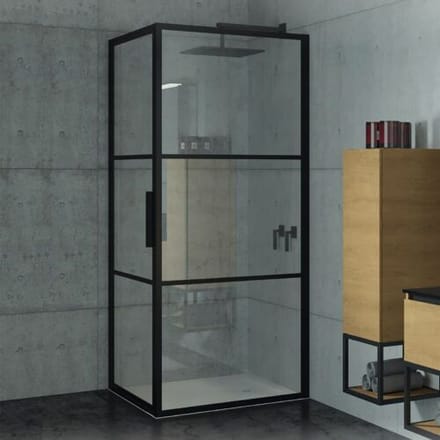 Riho Grid swing door corner entry with side panel GB201 100 x 80 cm, G004013121