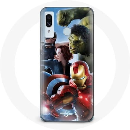 Coque pour Samsung Galaxy A30 Avengers l'ère d'ultron