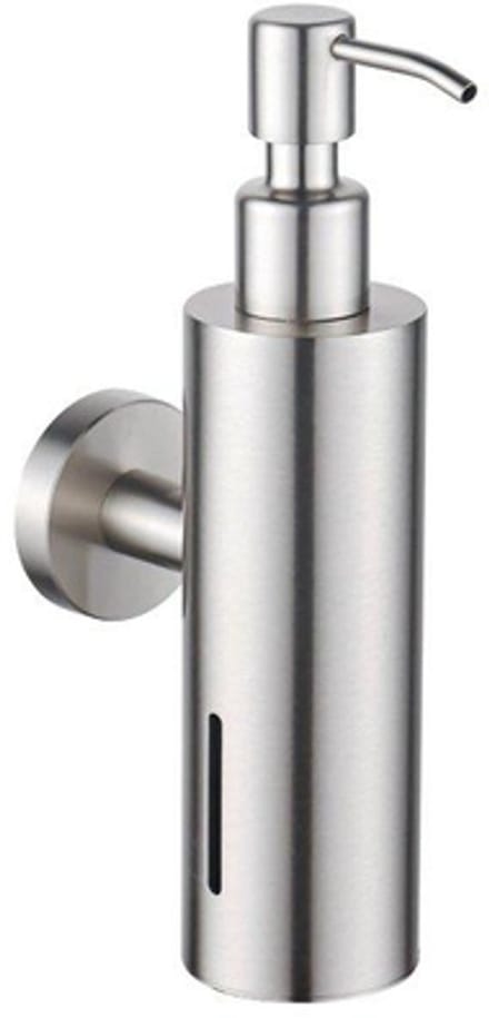 FugaFlow zeepdispenser - wand - rond - geborsteld RVS -