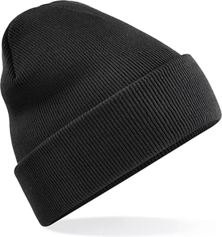 New Age Devi - "Zwarte 'Original Cuffed Beanie' - Stijlvol en Warm"