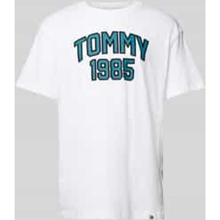 T-shirt met labelprint