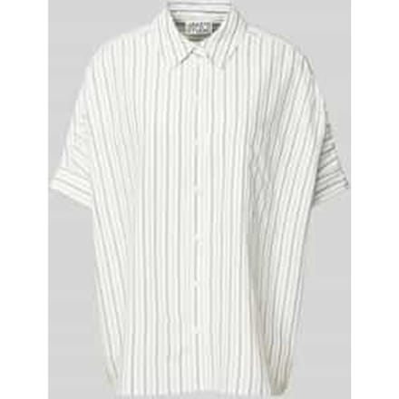 Relaxed fit blouse met 1/2-mouwen