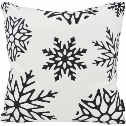 Gek op kussens! Sierkussen zwart-wit kerst #2 | 45 x 45 cm | katoen/polyester