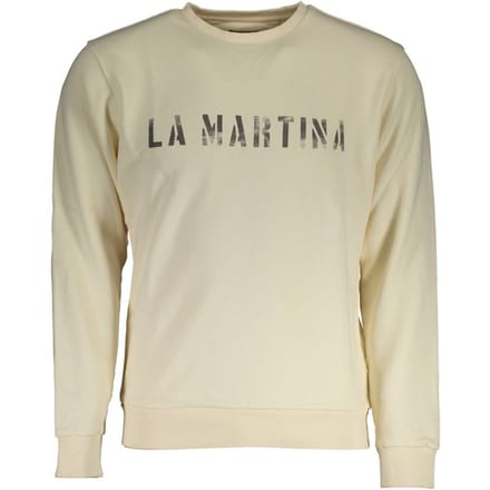 La Martina Bianco Katoenen Heren Sweatshirt