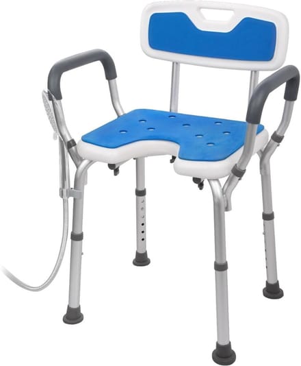 DailySupplies® Douchestoel met Armleuning - Douchekruk - Extra Stevig