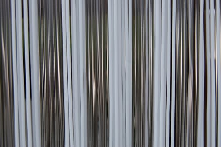Vliegengordijn Trento 2, 90x210 cm, wit-transparant