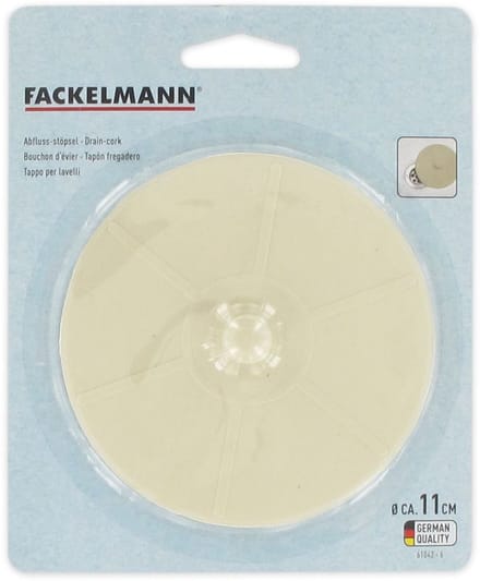 Rubberen gootsteenstop 11 cm Fackelmann Tecno