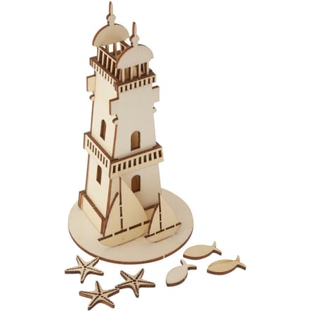 Houten bouwpakket "Vuurtoren"