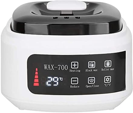 Waxverwarmer - Ontharingsapparaat - Thuis ontharen - Digitale temperatuurregeling - 500 ml - Wit