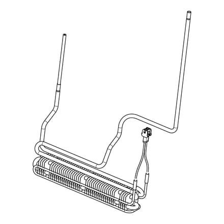 AEG verdamper, verwarming, koelkast 140014281053
