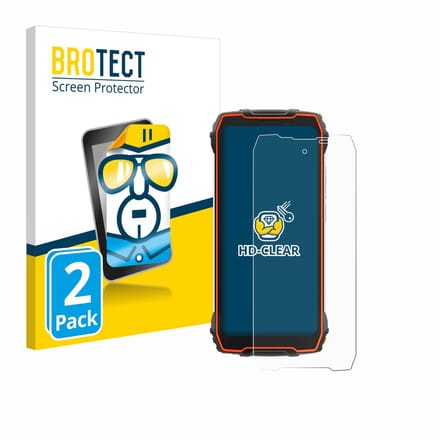 BROTECT - Screenprotector voor Blackview Oscal Pilot 1 - Folie Beschermfolie transparant 2 Stuks