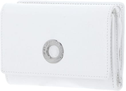 MANDARINA DUCK portemonnee Mellow Leather Wallet with Flap Blanc wit