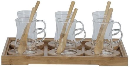 BAMBOO THEEGLAZEN SET CNR QZB | 19-DELIG