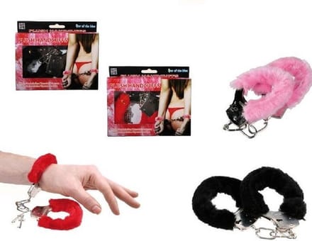 Sexy handboeien met pluche