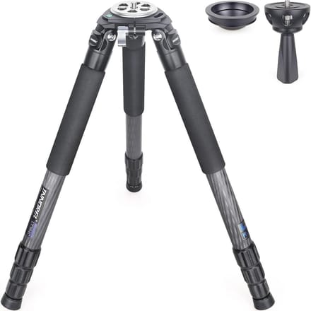 Professioneel Koolstofvezel Statief voor Fotografie tot 160cm Hoogte 77lb Capaciteit