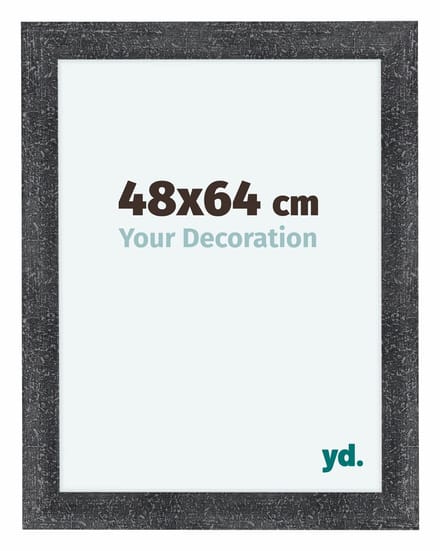 Your Decoration - Fotolijst 48x64 cm - MDF - Grijs Geveegd - Como