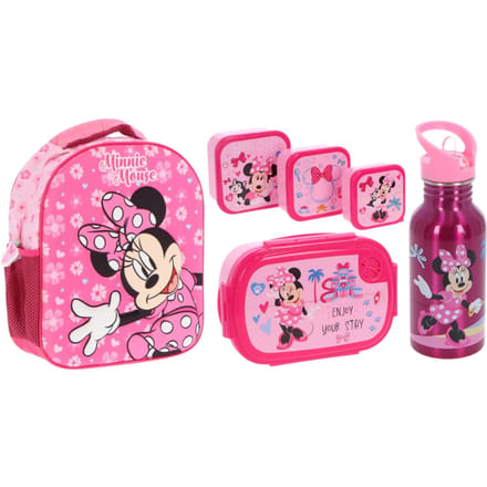 Minnie Mouse schoolset; rugzak en lunchset