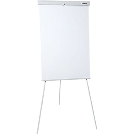 Dahle | 96010 Whiteboard en Flipover | Magnetisch | Hoogte Verstelbaar | Universele Blokhouder Din A1 | 98 x 66 cm