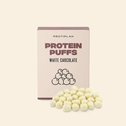 Protiplan - Witte Chocolade Bolletjes - 7 x 38 g - Low carb snack - Eiwitrijk