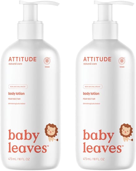 ATTITUDE Body Lotion Pear Nectar Bundel - Baby Leaves ECO - duurzaam