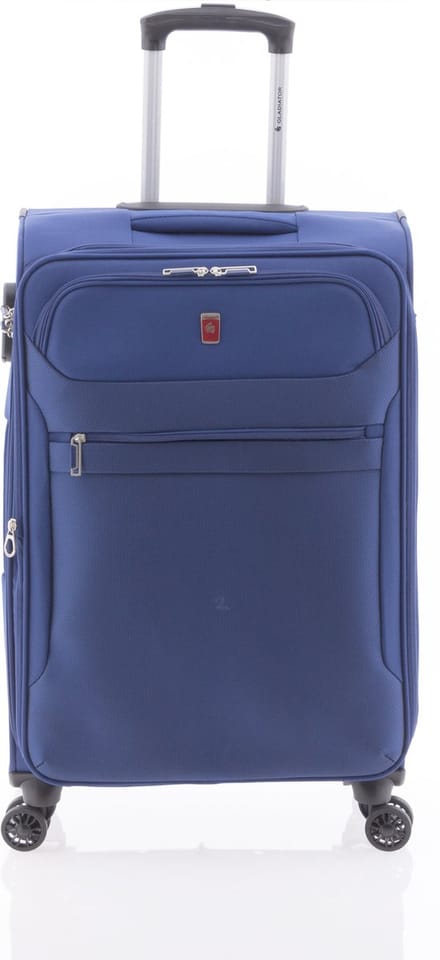 Gladiator 3D Middelgrote Koffer - 68 cm - 66/76 liter - Expandable - Blauw
