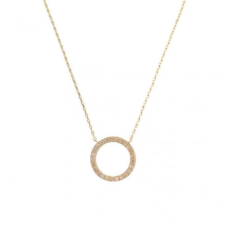 Bronzallure Golden-CZ Necklace WSBZ02421Y.CH Brons 54