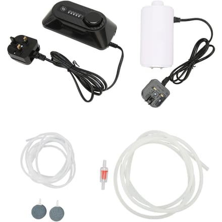 Aquarium Ozon Machine Instelbare Waterzuivering Kleine Visbak Ozon Generator voor Geur Algen black