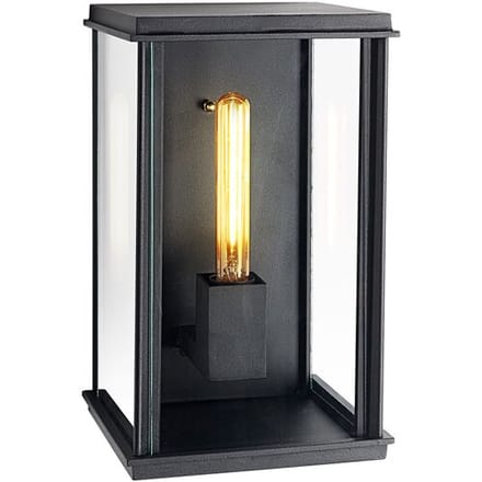 KS Verlichting Capital Muurlamp zwart Extra Large