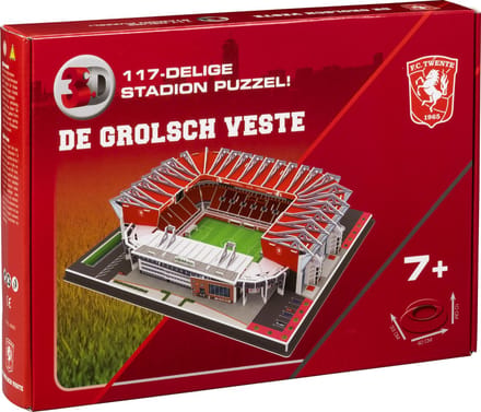 FC Twente De Grolsch Veste 3D puzzel - Stadion replica - Vanaf 7 jaar