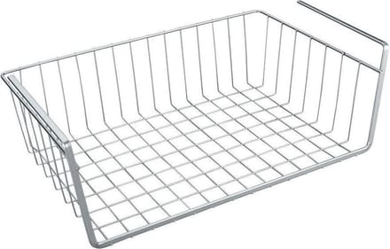 Metaltex Kanguro Opbergmand 40X26X14 Cm Zilver