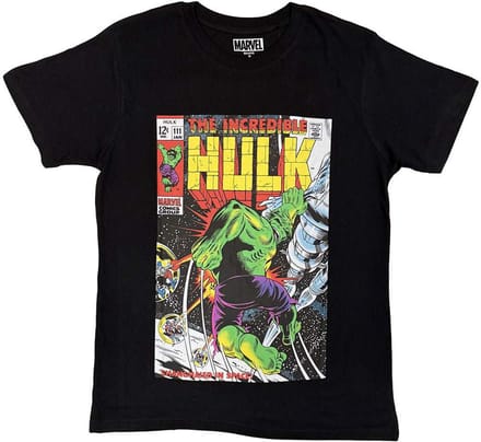 Marvel The Hulk - In Space Heren Tshirt - M - Zwart