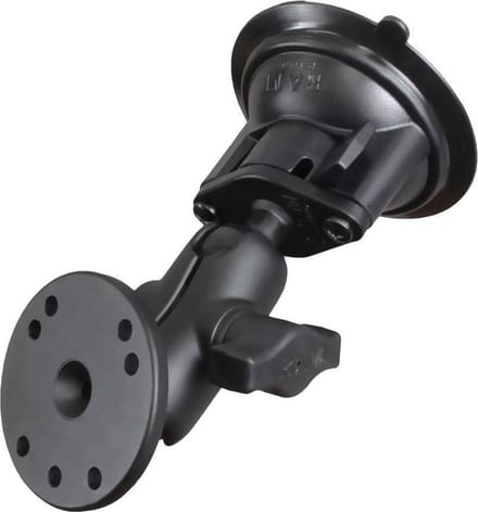 RAM Mount Korte Zuignap Bevestigingsarm met B-kogel (25 mm) - RAM-B-166-A-202U