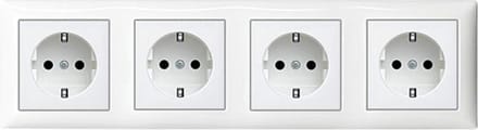 Busch-Jaeger Inbouw Wandcontactdoos Set4