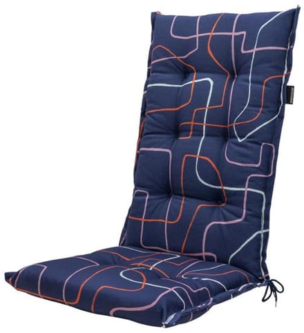 Madison Tuinstoelkussen hoge rug 50x123 cm Joah indigo