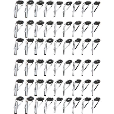 54 stuks RVS Hengelgeleiders Topringen met Opbergdoos Visgerei Accessoires Kit white