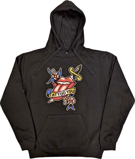 The Rolling Stones - Tattoo You Lick Hoodie/trui - M - Zwart