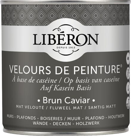 Liberon Velours De Peinture Muurverf - Mat - Brun Caviar - 0,5l