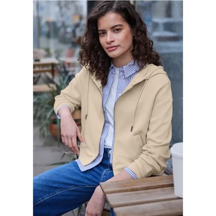 Sweatjack in een kort model