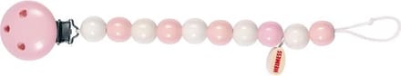 Heimess | Houten speenkoord Kralen - Licht Roze