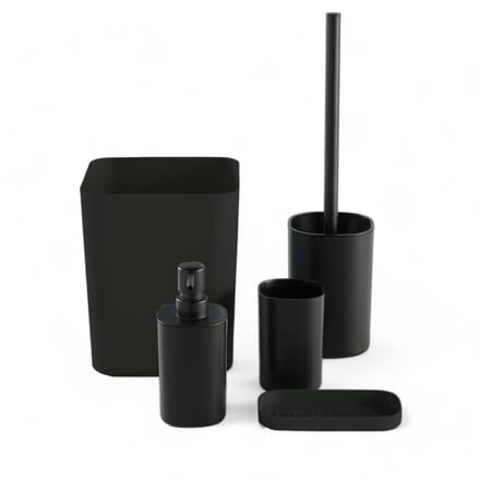 Set van 5 badkamer- en WC-accessoires UTILITY