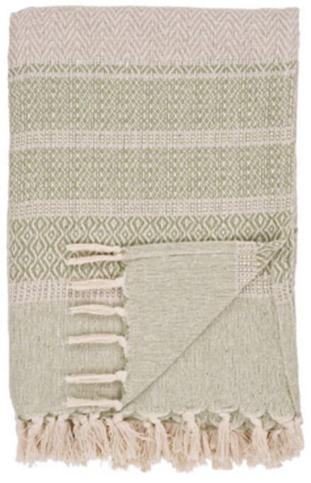 Manisa Plaid 130x180cm groen.