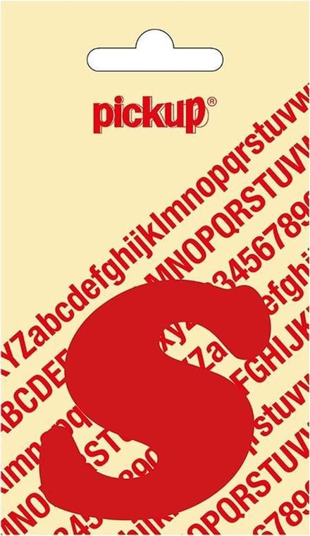 Pickup plakletter CooperBlack 60 mm - rood S